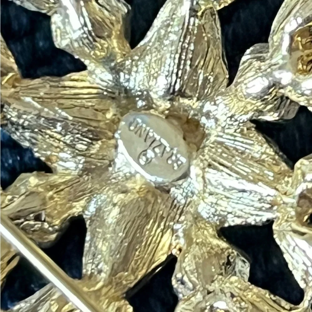 Vintage Graziano Starburst Brooch
